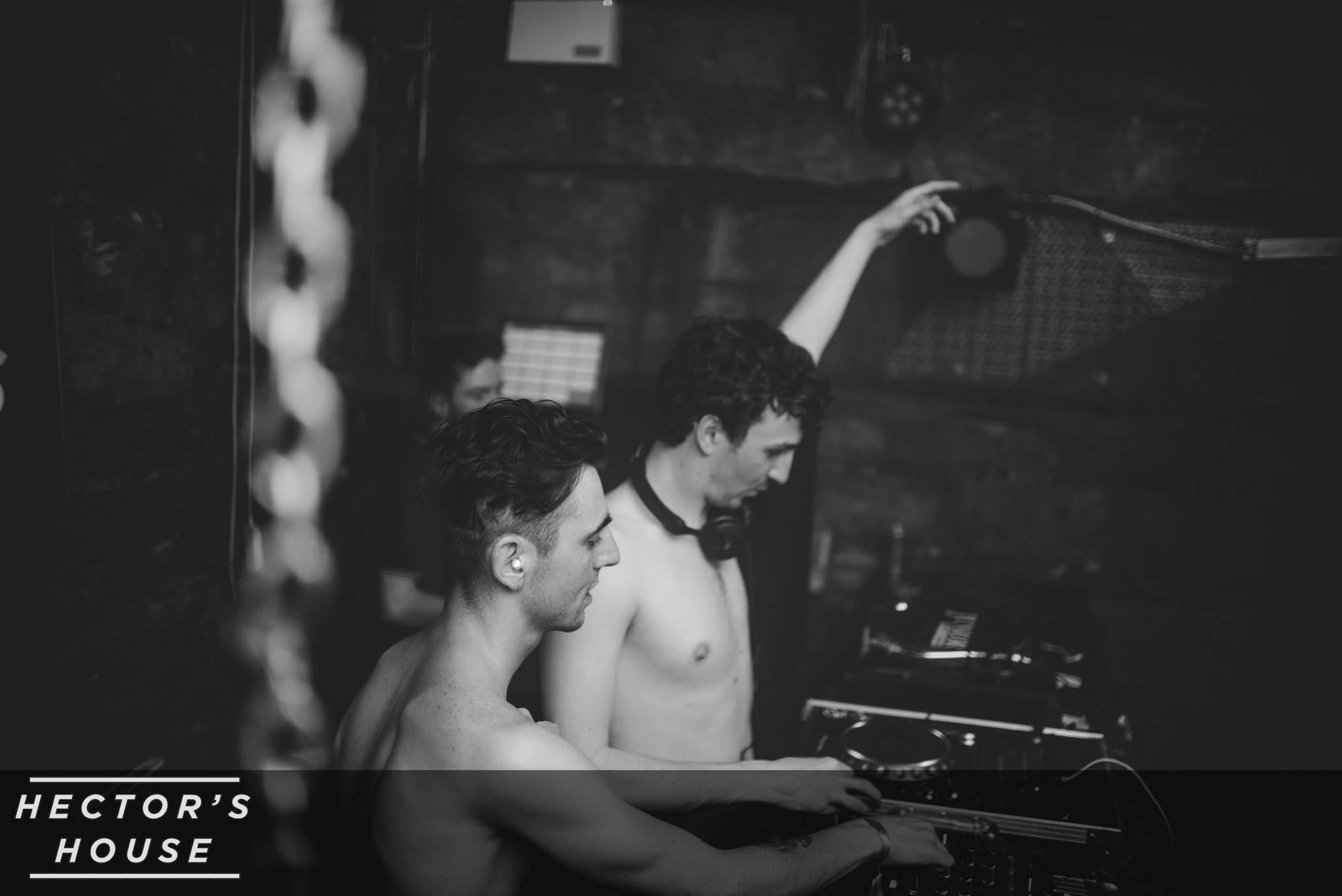 These DJs are so poor, they can't even afford a T shirt