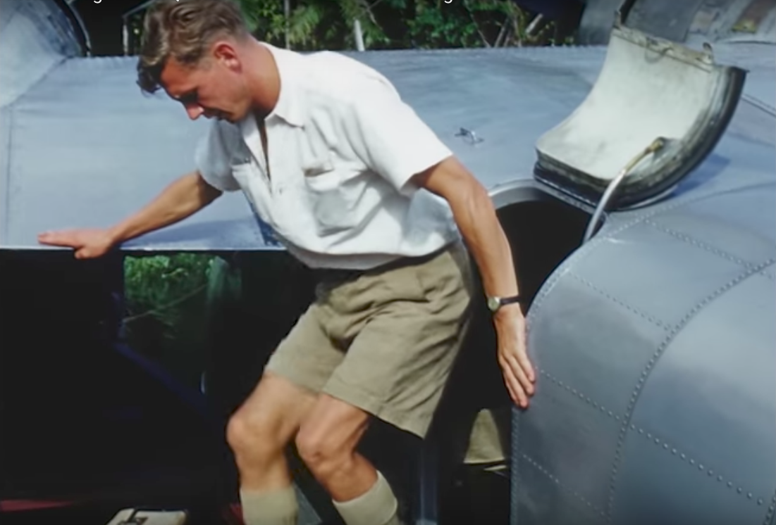 young David Attenborough