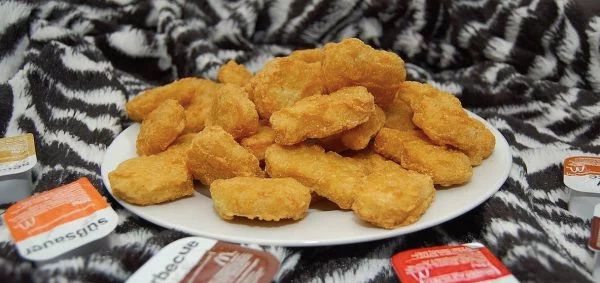 Image may contain: Cookie, Nuggets, Fried Chicken, Food
