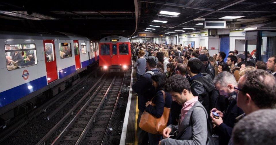 Image may contain: Train Station, Terminal, Subway, Crowd, Person, People, Human, Vehicle, Transportation, Train