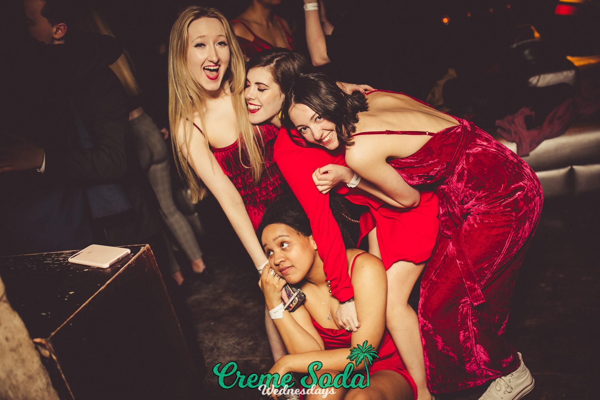 Image may contain: Smile, Portrait, Face, Night Life, Night Club, Club, Person, People, Human