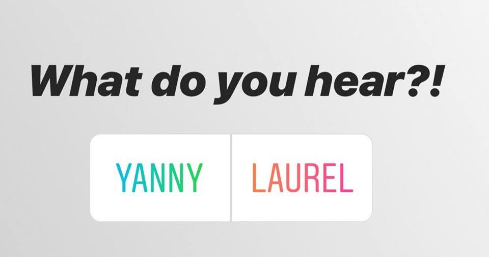 Why can I hear Laurel? Why can I hear Yanny?