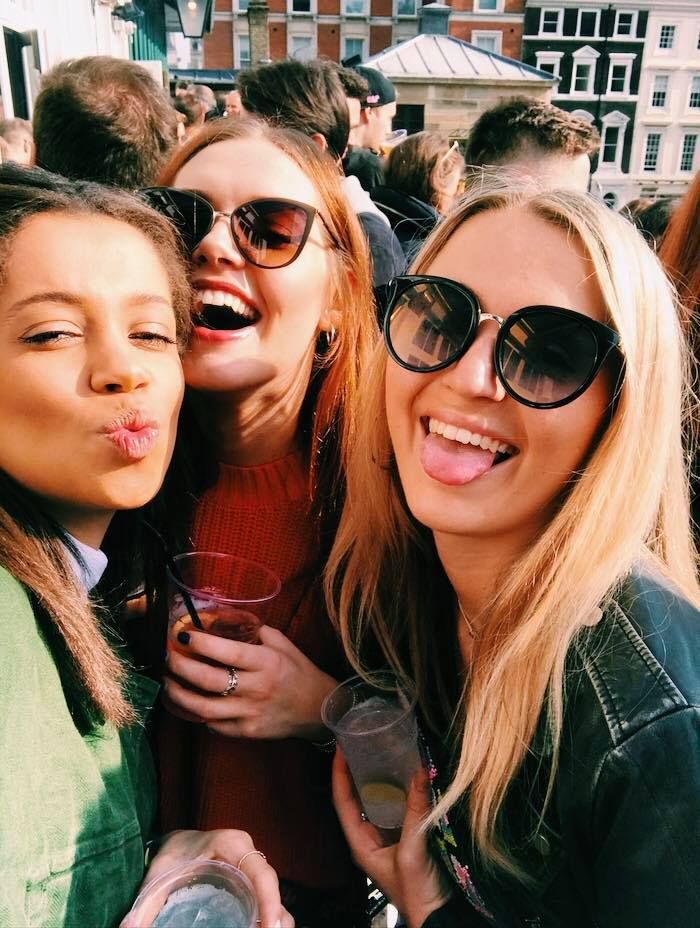 Image may contain: Glasses, Make Out, Woman, Girl, Female, Blonde, Crowd, Person, People, Human