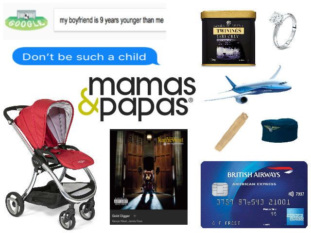 Image may contain: Text, Credit Card, Stroller