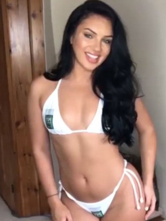 Image may contain: Swimwear, Clothing, Bikini, Person, People, Human