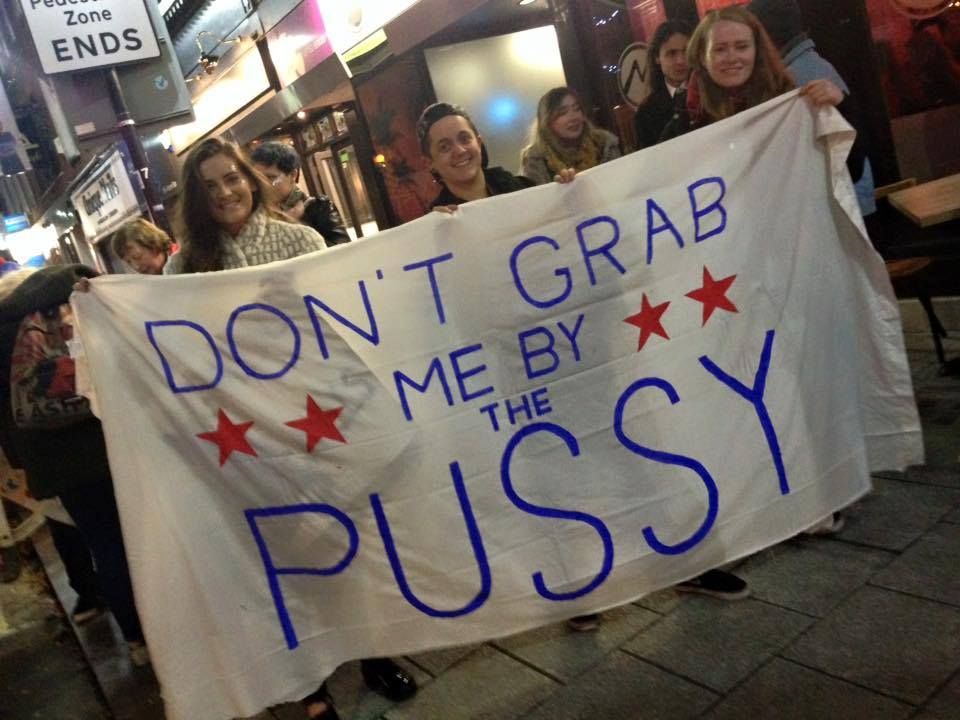 Image may contain: Word, Text, Banner, Parade, Crowd, Person, People, Human