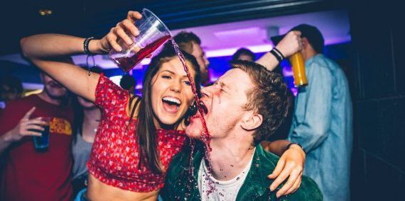 Image may contain: Night Life, Night Club, Club, Party, Music, Leisure Activities, Karaoke, Person, People, Human