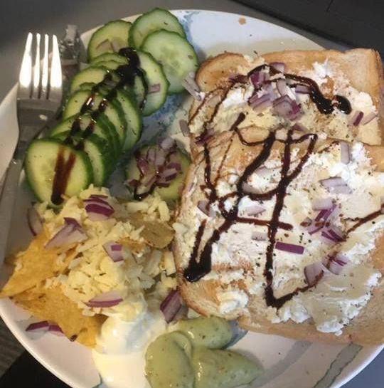 Image may contain: Creme, Dessert, Cream, Meal, Dish, Plant, Food