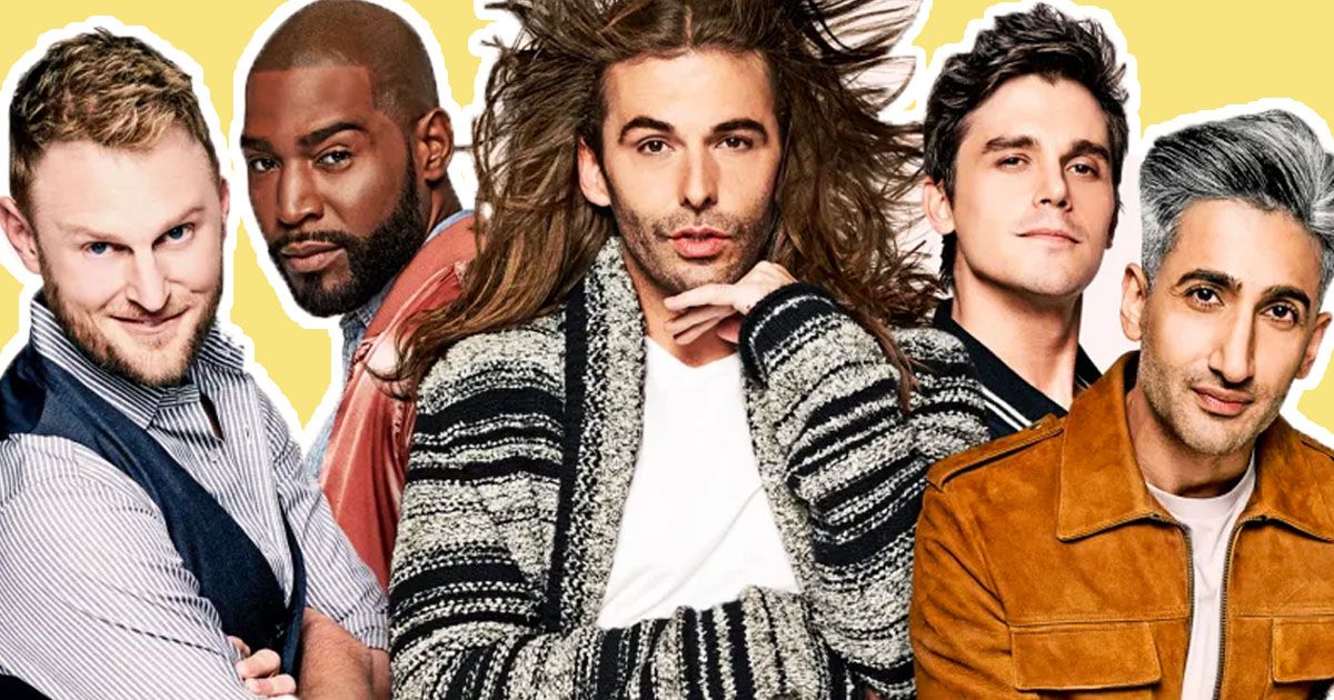 Image may contain: Netflix releases in March, new show, March, new, Netflix, Queer Eye, series, best, Hair, Apparel, Clothing, Performer, Face, Human, Person