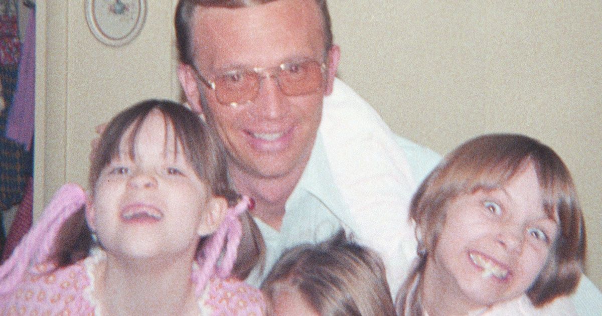 Image may contain: Abducted in Plain Sight sequel, Abducted in Plain Sight, Netflix, true crime, doc, Jan Broberg, Robert Berchtold, Newborn, Family, Baby, Face, People, Accessory, Glasses, Accessories, Blonde, Child, Teen, Kid, Person, Human, Girl, Woman, Female