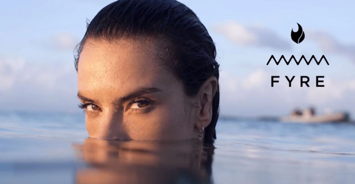 Image may contain: Fyre Festival 2.0, Fyre Festival, Fyre Fest, Ja Rule, Portrait, Female, Bird, Photography, Photo, Animal, Outdoors, Water, Sports, Sport, Swimming, Face, Human, Person