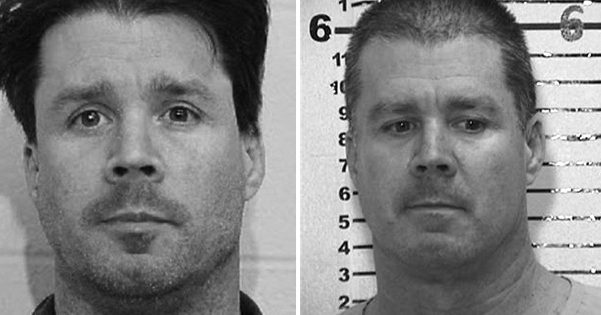 Image may contain: Dirty John true story, John Meehan, Dirty John, real life, mugshot, Skin, Jaw, Haircut, Hair, Human, Face, Person, Head