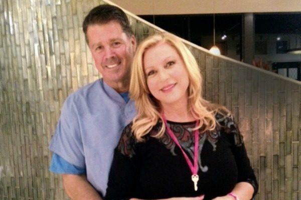 Image may contain: Dirty John true story, real life, John Meehan, Debra Newell, Dirty John, Smile, Blonde, Woman, Female, Teen, Child, Kid, Girl, Apparel, Clothing, Face, Person, Human