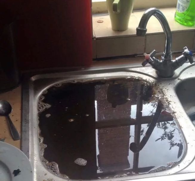 Image may contain: Sink Faucet, Indoors, Sink