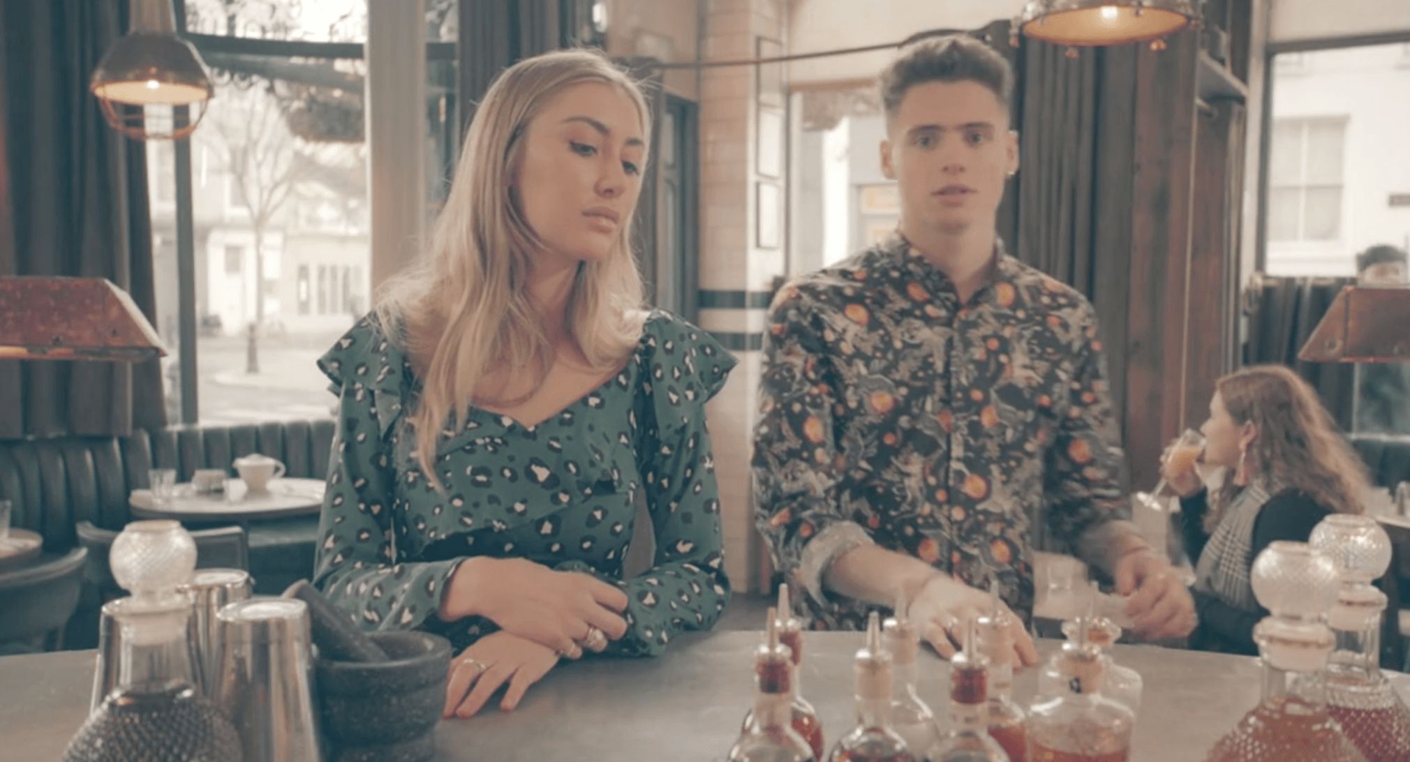 Image may contain: Made in Chelsea is staged, Made in Chelsea, Sophie Habboo, Habbs, MIC, Angus Findlay, news, updates, latest,  Home Decor, Plant, Alcohol, Beverage, Drink, Apparel, Clothing, Glass, Person, Human