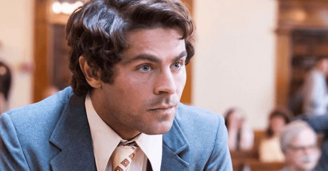 Image may contain: Zac Efron Ted Bundy film, Extremely Wicked Shockingly Evil and Vile, Zac Efron, Ted Bundy, release date, cast, Netflix, UK, Man, Face, Apparel, Suit, Overcoat, Clothing, Coat, Necktie, Human, Person, Accessories, Accessory, Tie