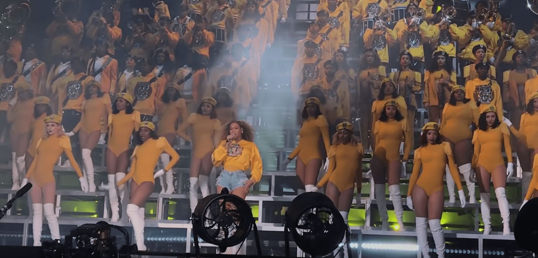 Image may contain: Beyoncé documentary, Beyonce, Netflix, Homecoming, Coachella 2018, news, release date, trailer, pictures, cast, Vehicle, Transportation, People, Crowd, Vacation, Furniture, Chair, Person, Human