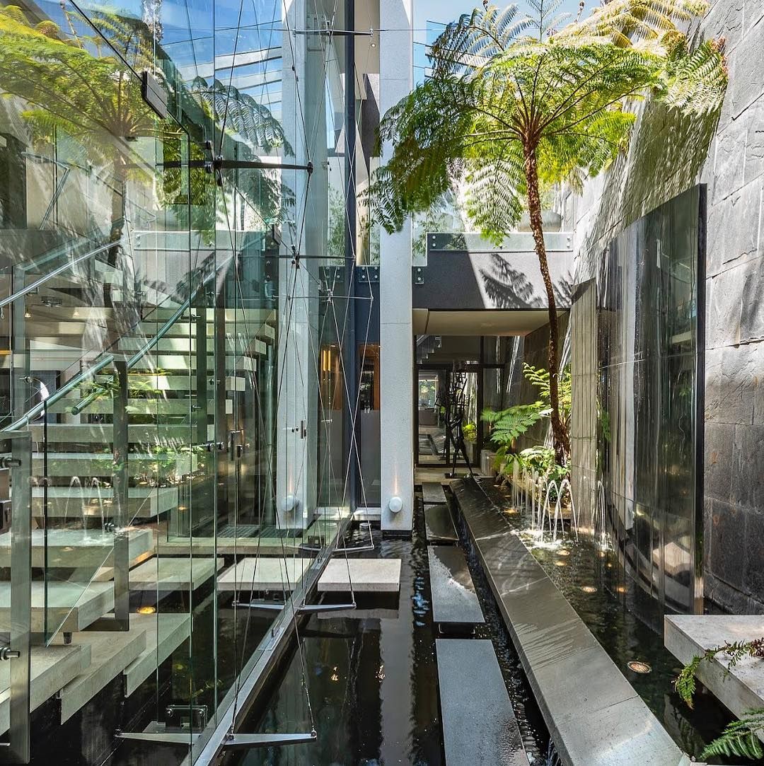 Image may contain: Moondance Villa, Cape Town, South Africa, Made in Chelsea, location, 2019,  Architecture, Staircase, Outdoors, Bridge, Building, Banister, Handrail