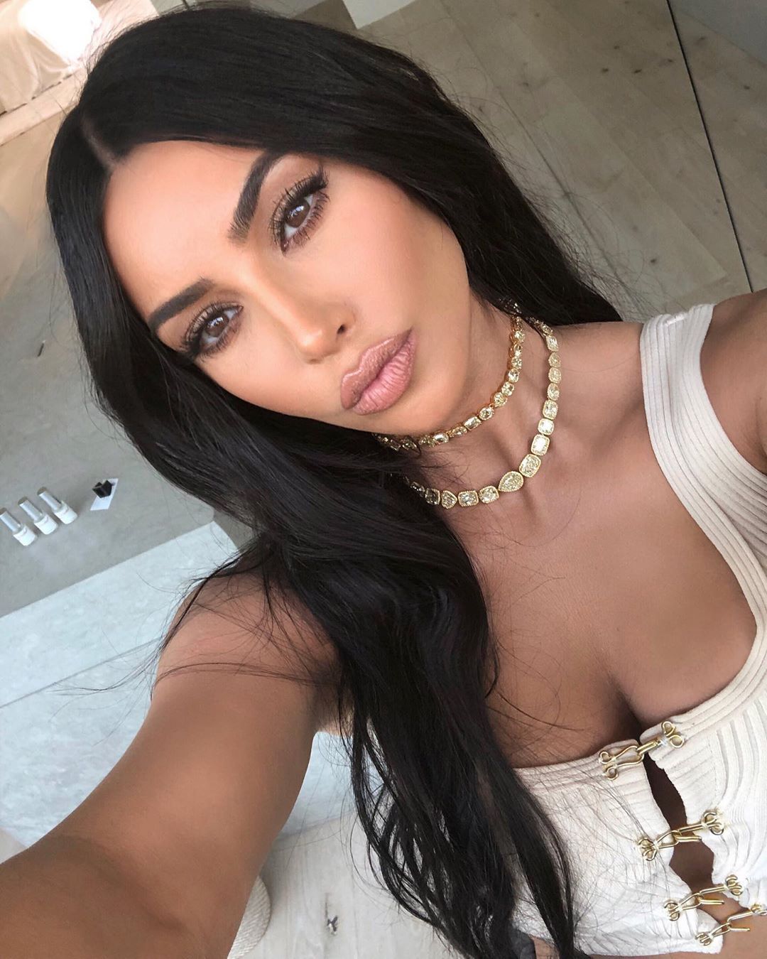 Image may contain: Celebrities who unfollowed James Charles, James Charles, Kim Kardashian, Tati Westbrook, feud, drama, tea, YouTube, Instagram, video, argument, accusations,  Black Hair, Hair, Face, Human, Person, Apparel, Clothing