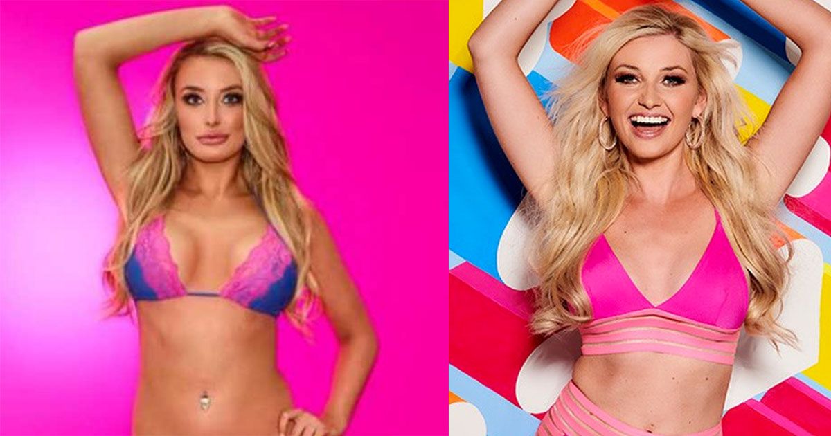 Image may contain: Love Island comparison meme, Love Island, 2019, meme, Chloe Crowhurst, Amy Hart, contestant, funny, twitter, tweet, Bra, Swimwear, Underwear, Lingerie, Human, Person, Clothing, Apparel