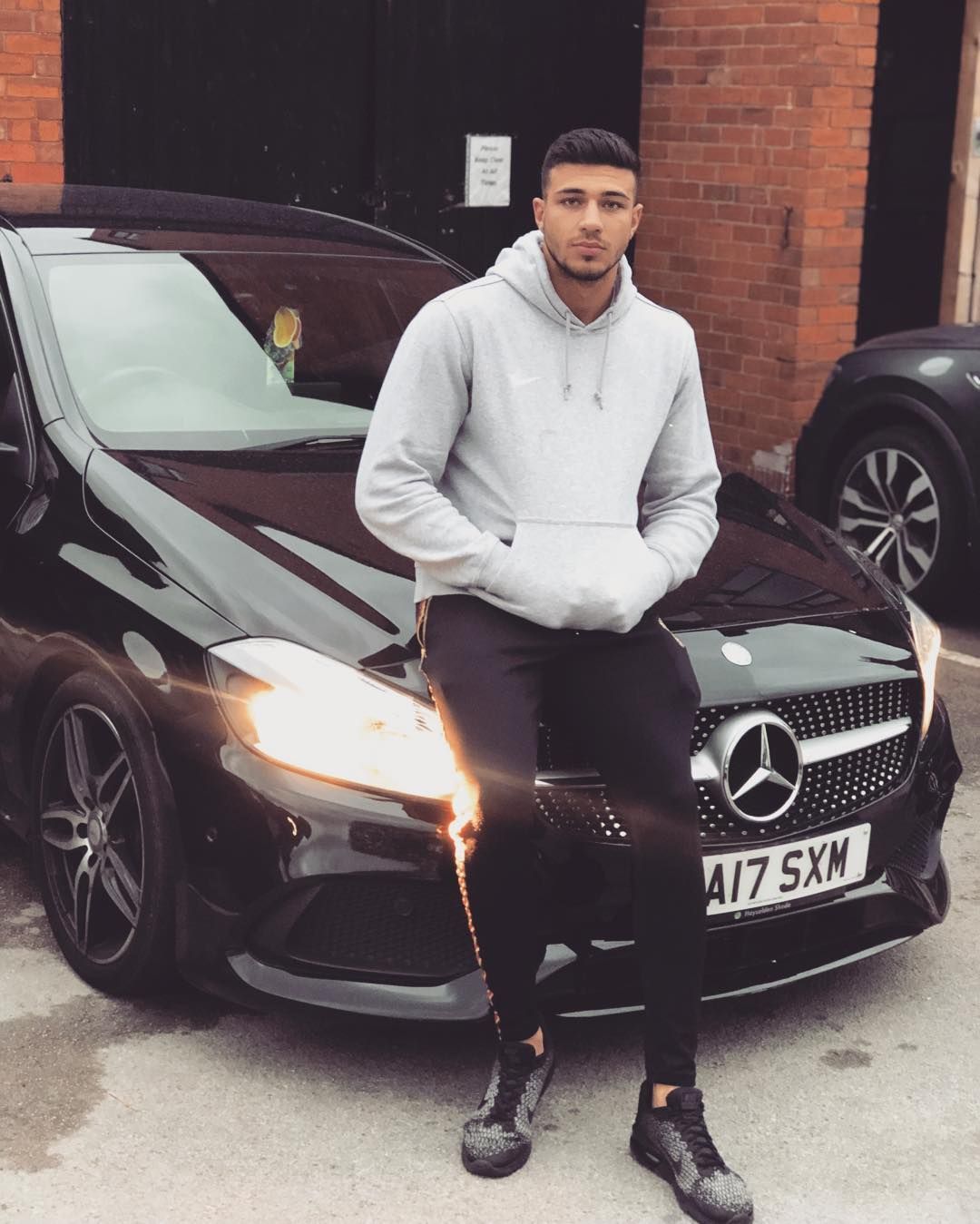 Image may contain: Tommy Fury, Love Island, 2019, Tyson Fury, brother, cast, lineup, rumoured contestant, fury, Love island 2019, start, Coupe, Sports Car, Apparel, Clothing, Shoe, Footwear, Alloy Wheel, Car Wheel, Spoke, Human, Person, Tire, Wheel, Machine, Vehicle, Automobile, Car, Transportation