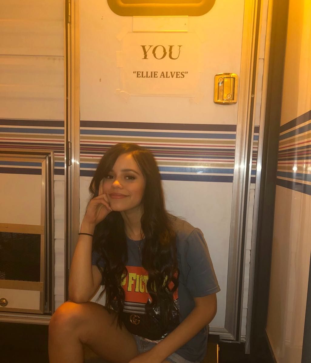 Image may contain: You season 2 cast, cast list, cast, You, Netflix, season 2, Jenna Ortega, Ellie, Ellie Alves,  Door, Apparel, Clothing, Person, Human