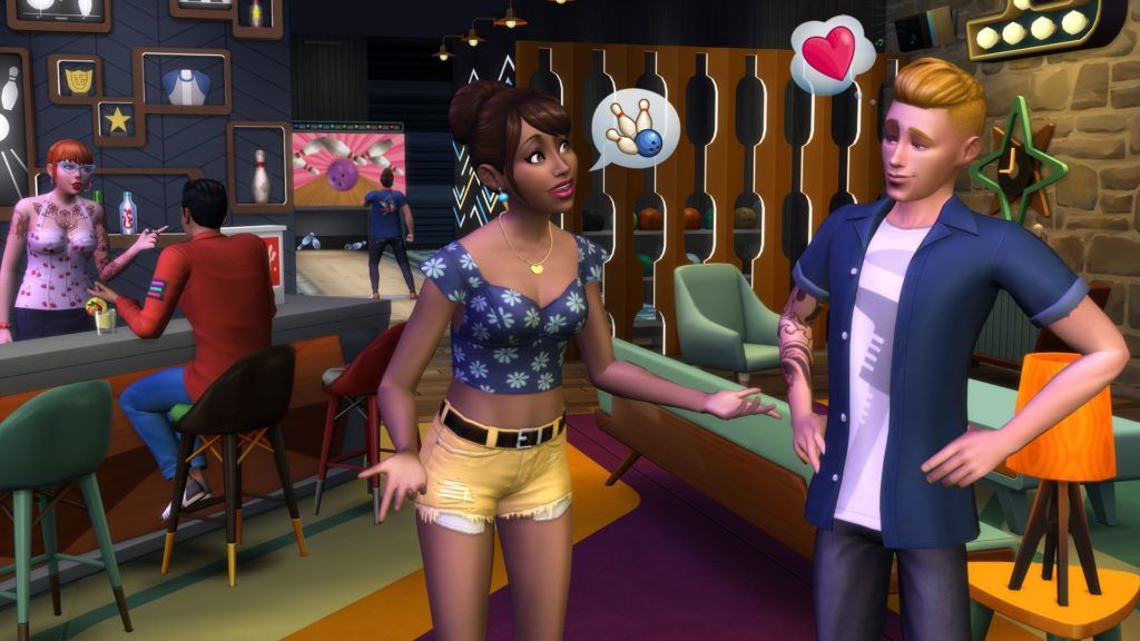 Image may contain: Get Sims 4 for free, Sims 4, origin store, download, free, EA, origin, play, online, mac, laptop, pc, Electronics, Screen, Monitor, Display, Human, Person, Furniture, Chair