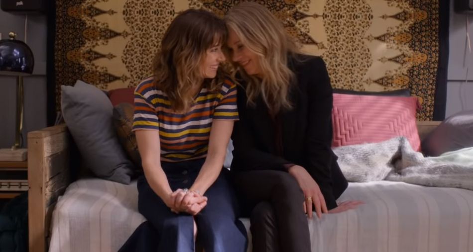 Image may contain: Dead To Me season 2, Dead To Me, Netflix, series two, new season, two, Judy, Jen, episodes,Female, Home Decor, Heel, Cushion, Clothing, Apparel, Chair, Couch, Person, Human, Furniture