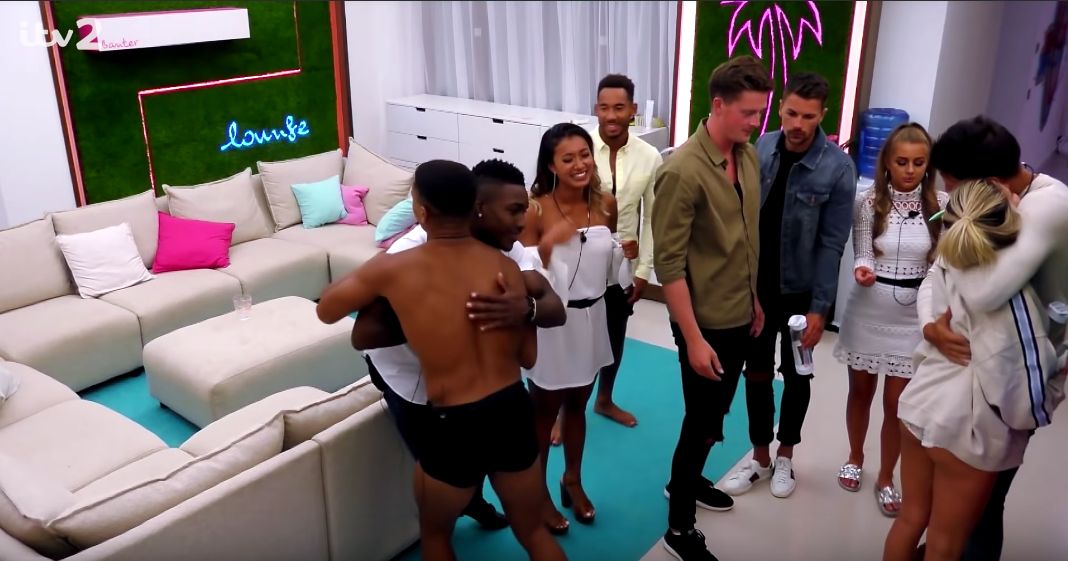 Image may contain: Love Island villa, 2019, location, Love Island, where is it, Majorca, inside, pictures, building, Footwear, Shoe, Clothing, Apparel, Human, Person