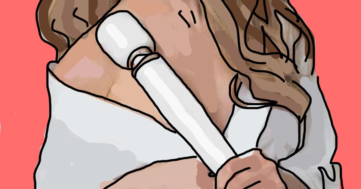 Image may contain: Injection, how to use sex toys, magic wand vibrator