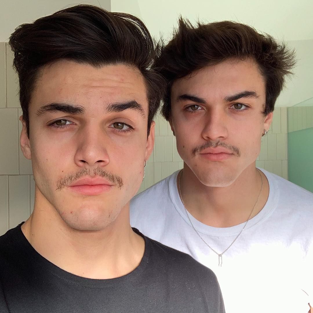 Image may contain: Celebrities who unfollowed James Charles, Dolan Twins, Ethan Dolan, Grayson Dolan, unfollow, YouTubers, unsubscribed,  Man, Face, Mustache, Person, Human