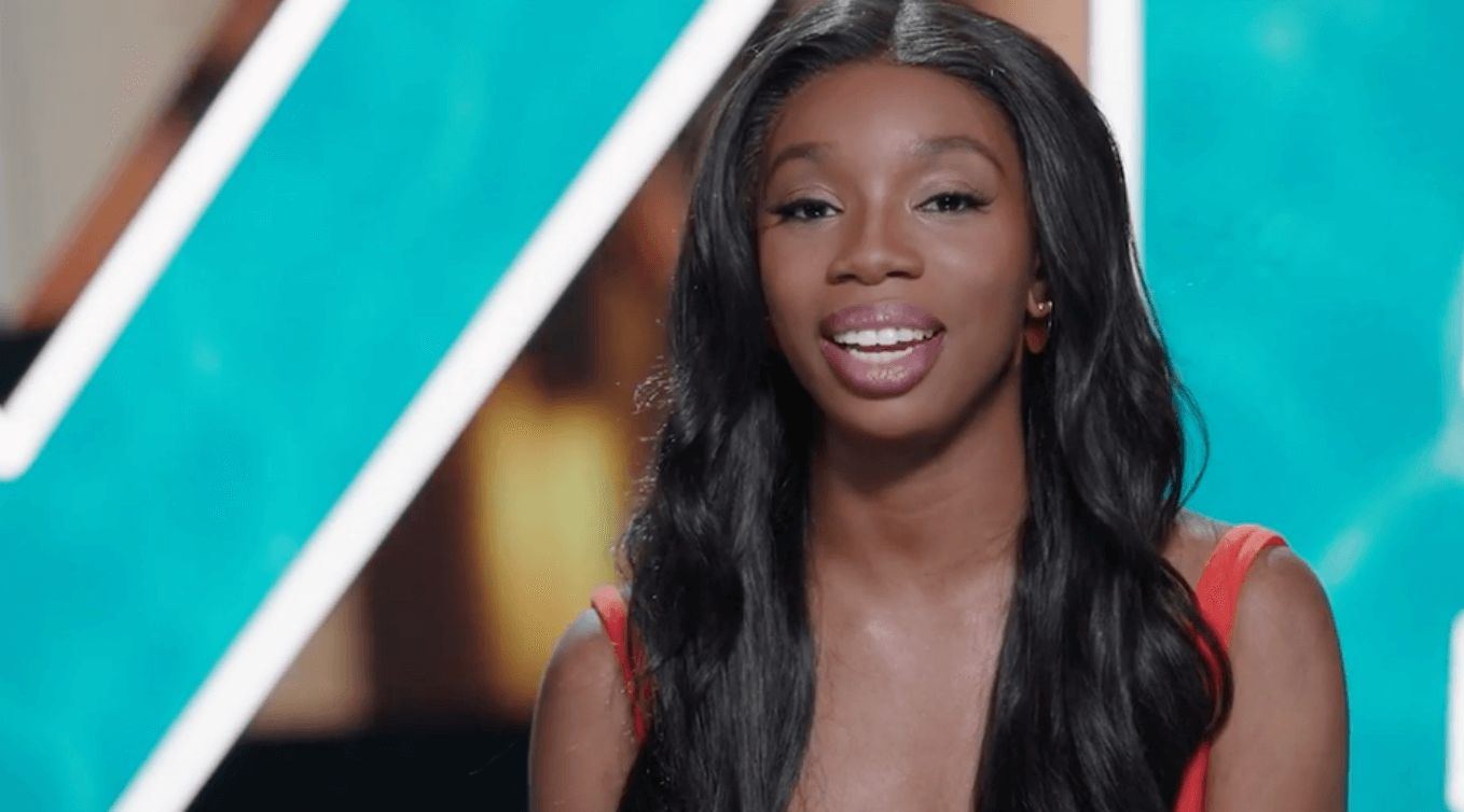 Image may contain: Love Island 2019 cast, Love Island, 2019, cast list, Islanders, line up, Nature, Outdoors, Female, Black Hair, Smile, Hair, Person, Human, Face
