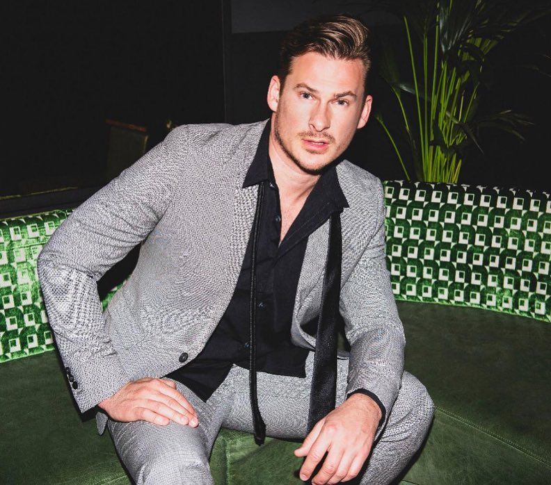 Image may contain: Celebs Go Dating cast, Celebs Go Dating, 2019, Lee Ryan, start date, how to apply, apply, form, E4, Pants, Man, Sweater, Sleeve, Apparel, Clothing, Human, Person