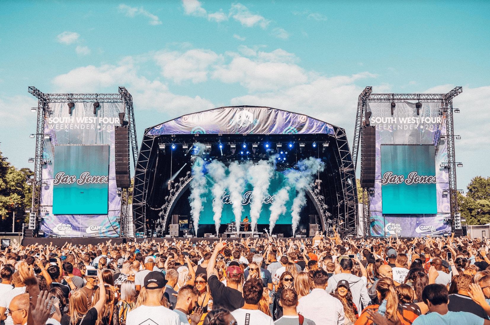 Image may contain: Festival Guide, 2019, Festival, UK, summer, guide, tickets, lineup, this year, summer, Shambala, South West Four,People, Skin, Concert, Audience, Stage, Festival, Crowd, Person, Human