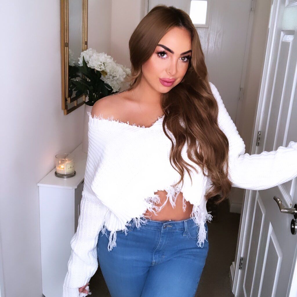 Image may contain: Love Island reject, Love Island, 2019, Emily Dorrell, surgery, plastic surgery, cosmetic, gossip, news, updates, Shoe, Indoors, Interior Design, Gown, Evening Dress, Robe, Footwear, Fashion, Long Sleeve, Sleeve, Pants, Person, Human, Blouse, Clothing, Apparel