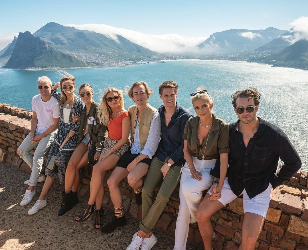 Image may contain: Moondance Villa, Made in Chelsea, cast, South Africa, Cape Town, location, cost,Shorts, Family, Accessory, Sunglasses, Accessories, Nature, Outdoors, Vacation, People, Footwear, Apparel, Shoe, Clothing, Person, Human