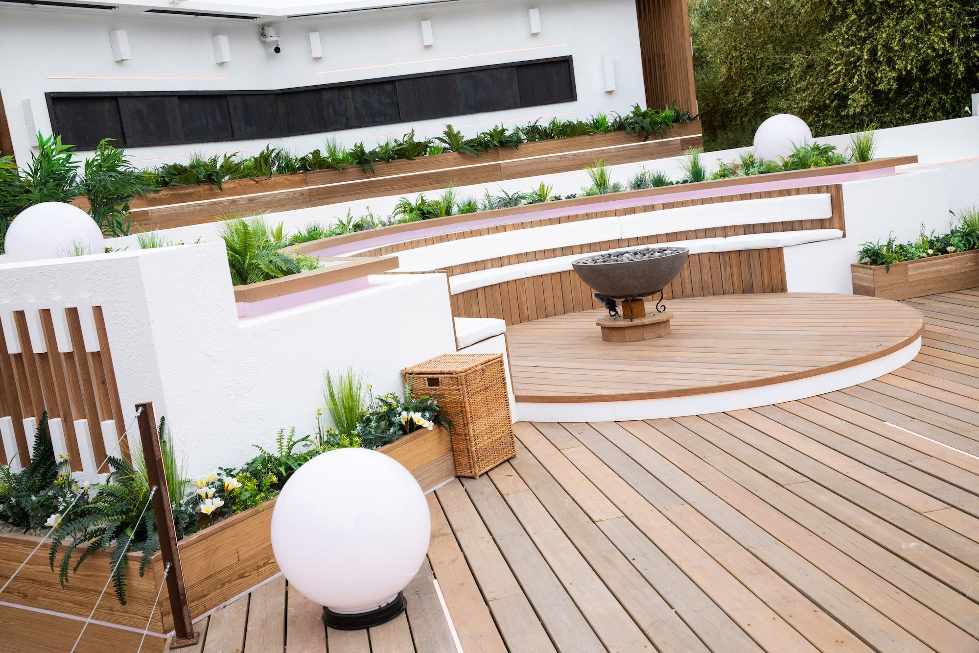 Image may contain: Love Island villa, Love Island, 2019, location, where is it, Sant Llorenç des Cardassar, Wood, Deck, Porch