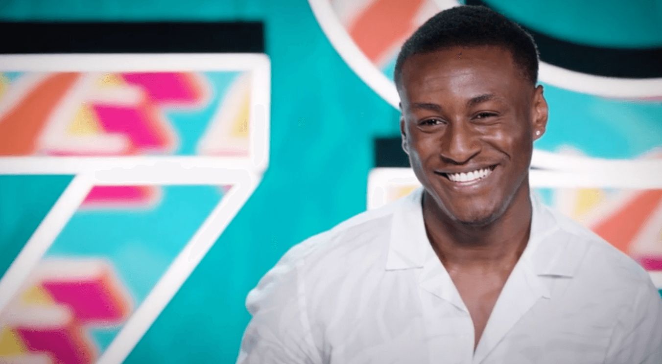 Image may contain: Love Island 2019 cast, Love Island, 2019, Word, Apparel, Clothing, Face, Person, Human