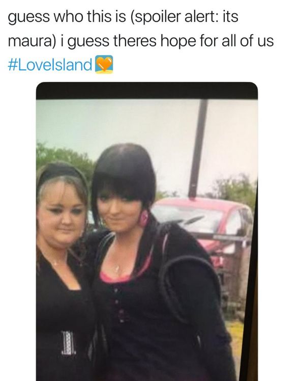 Image may contain: Maura old pictures, Maura Higgins, Love Island, surgery, plastic, cosmetic, lip fillers, before, after, old, contestant, Islander, cast, Apparel, Clothing, Hair, Text, Human, Person