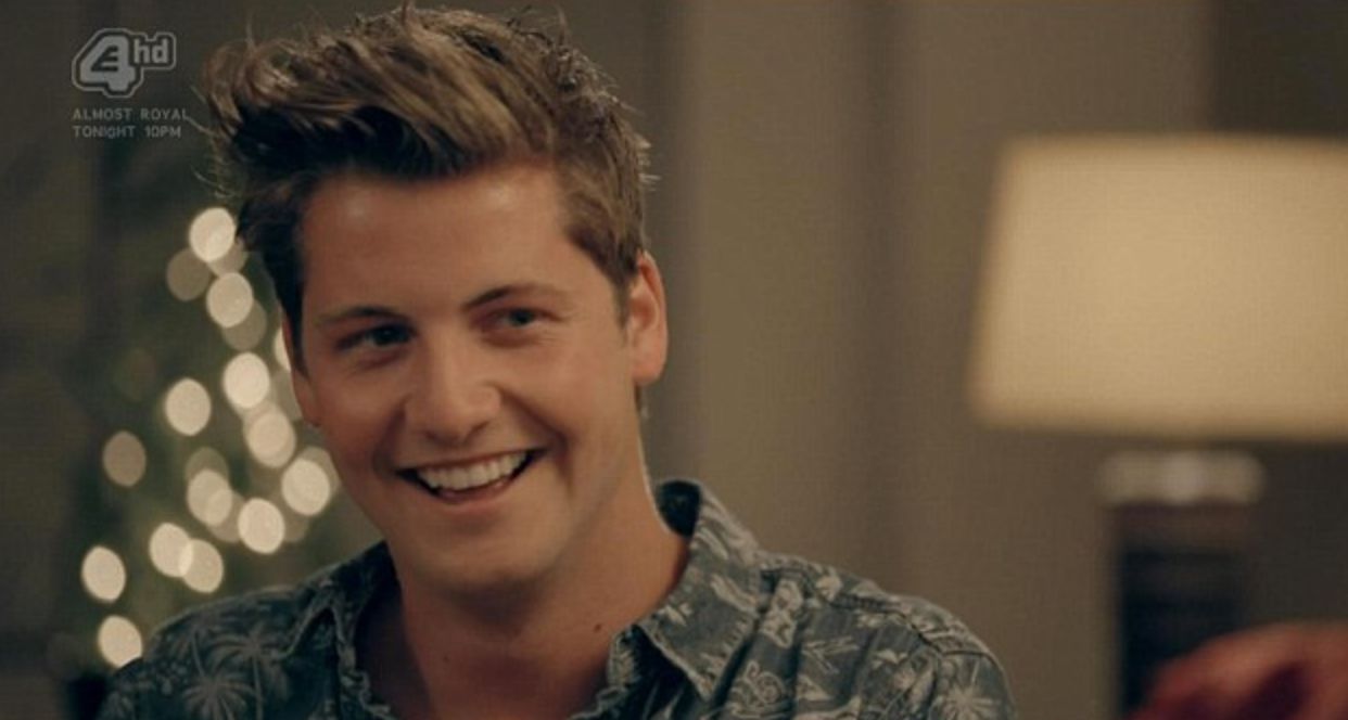 Image may contain: Made in Chelsea cast now, Made in Chelsea, cast, then, now, before, after, iconic, original, Stevie, Boy, Man, Dimples, Smile, Face, Person, Human