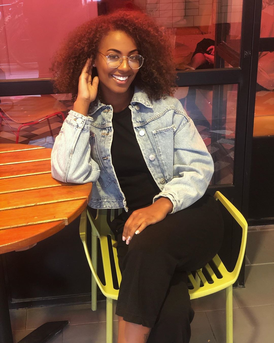 Image may contain: Casa Amor cast, Casa Amor, Love Island, Lavena Back, Instagram, new, girl, arrival, age, job, Clothing, Apparel, Wood, Person, Human, Hair