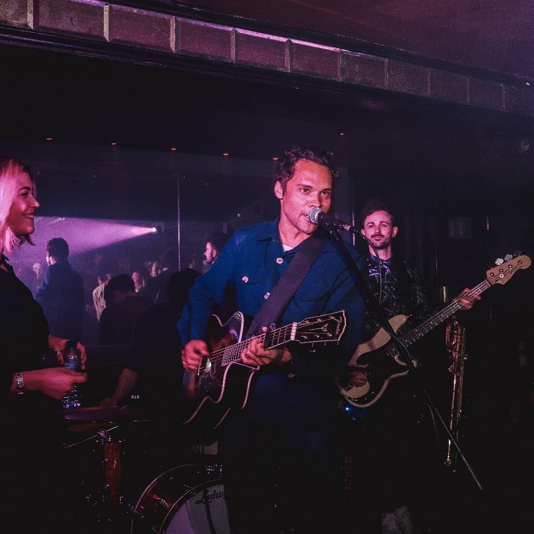 Image may contain: Made in Chelsea cast now, Made in Chelsea, cast, then, now, before, after, iconic, original, Andy Jordan, song, 2019, Club, Music Band, Performer, Guitarist, Crowd, Electric Guitar, Musician, Guitar, Leisure Activities, Musical Instrument, Human, Person
