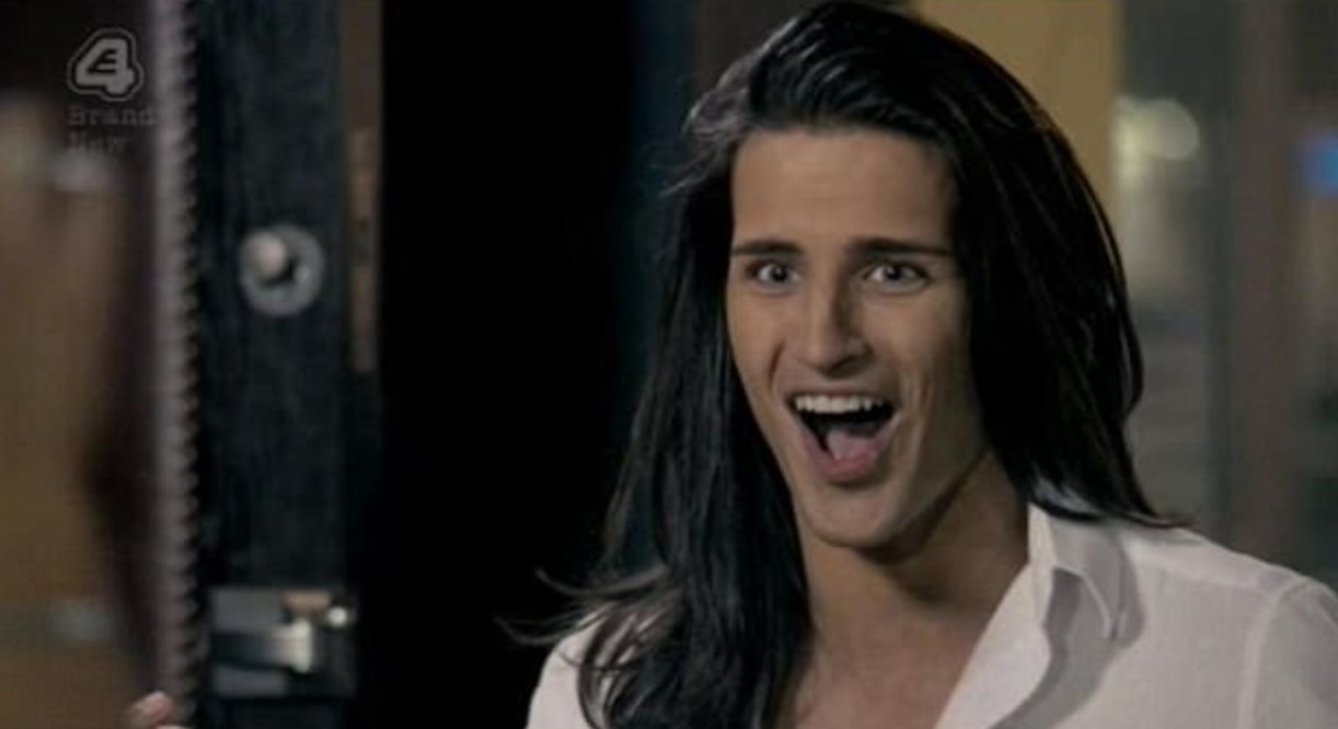 Image may contain: Made in Chelsea cast now, Made in Chelsea, cast, then, now, before, after, iconic, original, stars, Ollie Locke, 2019, Dimples, Female, Hair, Black Hair, Smile, Human, Person, Face