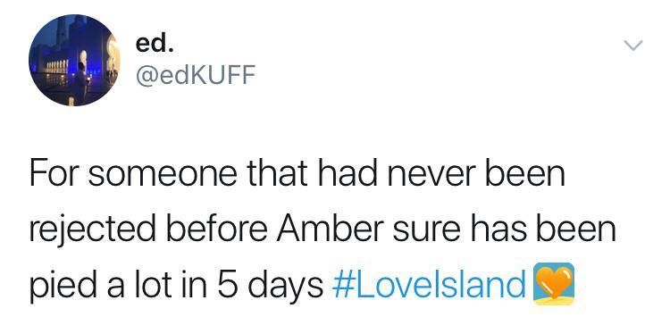Image may contain: Love Island savage tweets, Love Island, memes, tweets, savage, online buzz, Face, Human, Person, Word, Text