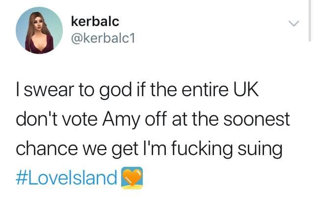 Image may contain: Love Island savage tweets, Love Island, memes, tweets, savage, online buzz, Face, Text, Person, Human