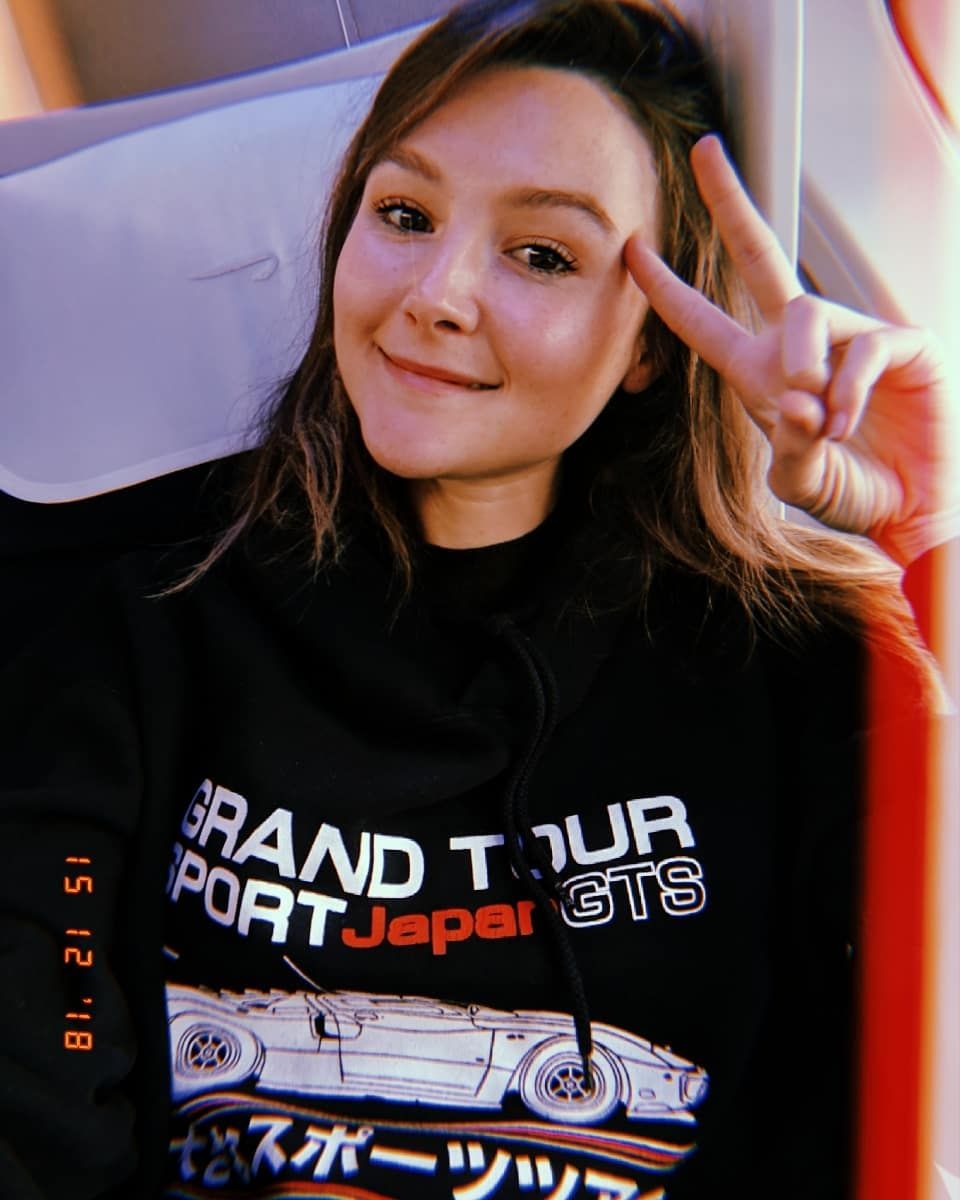 Image may contain: Made in Chelsea cast now, Made in Chelsea, cast, then, now, before, after, iconic, original, Amber Atherton, Female, Finger, T-Shirt, Face, Human, Person, Sleeve, Apparel, Clothing