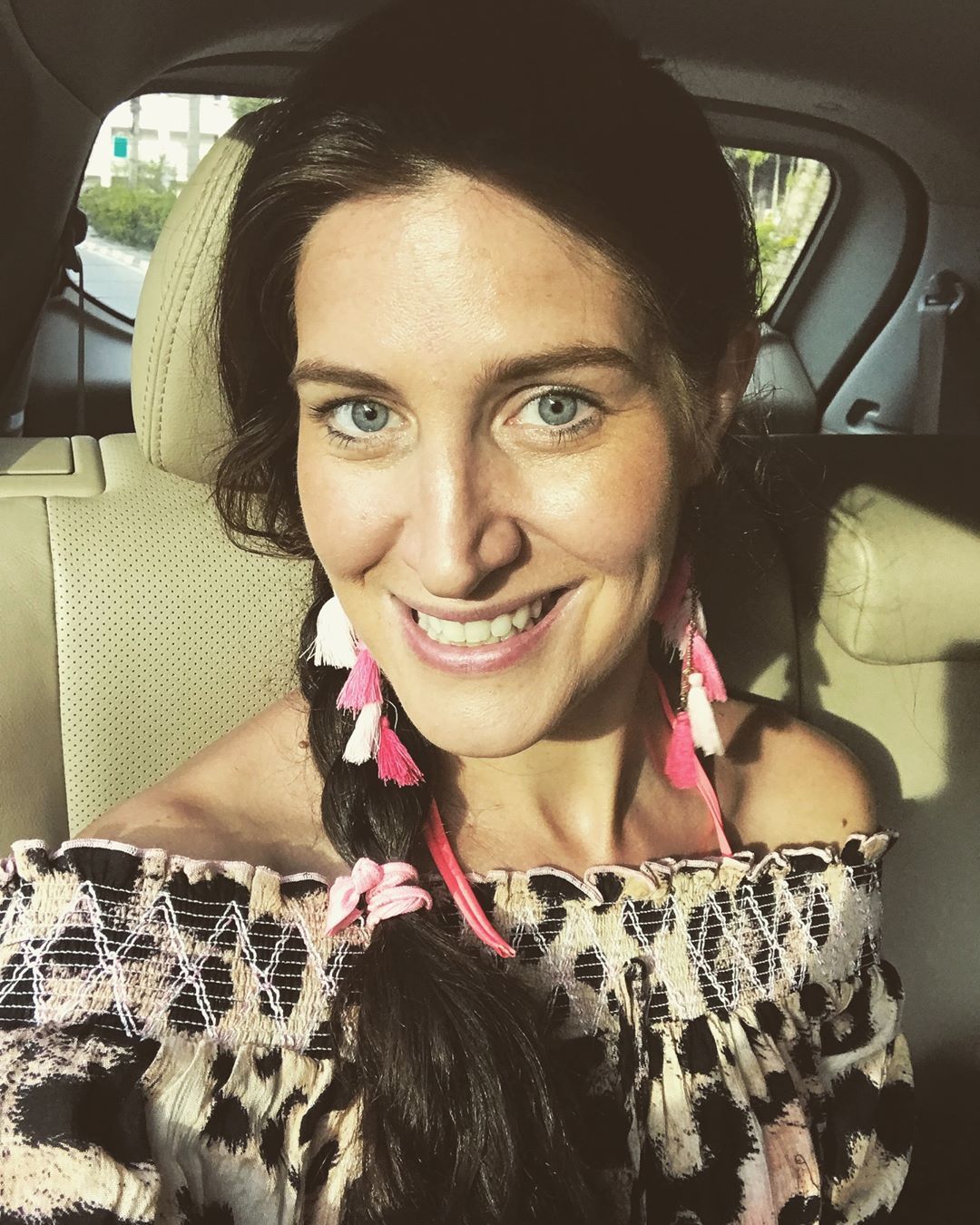 Image may contain: Made in Chelsea cast now, Made in Chelsea, cast, then, now, before, after, iconic, original, Cheska, Francesca Hull, Female, Smile, Photo, Portrait, Photography, Hair, Dimples, Face, Human, Person, Cushion