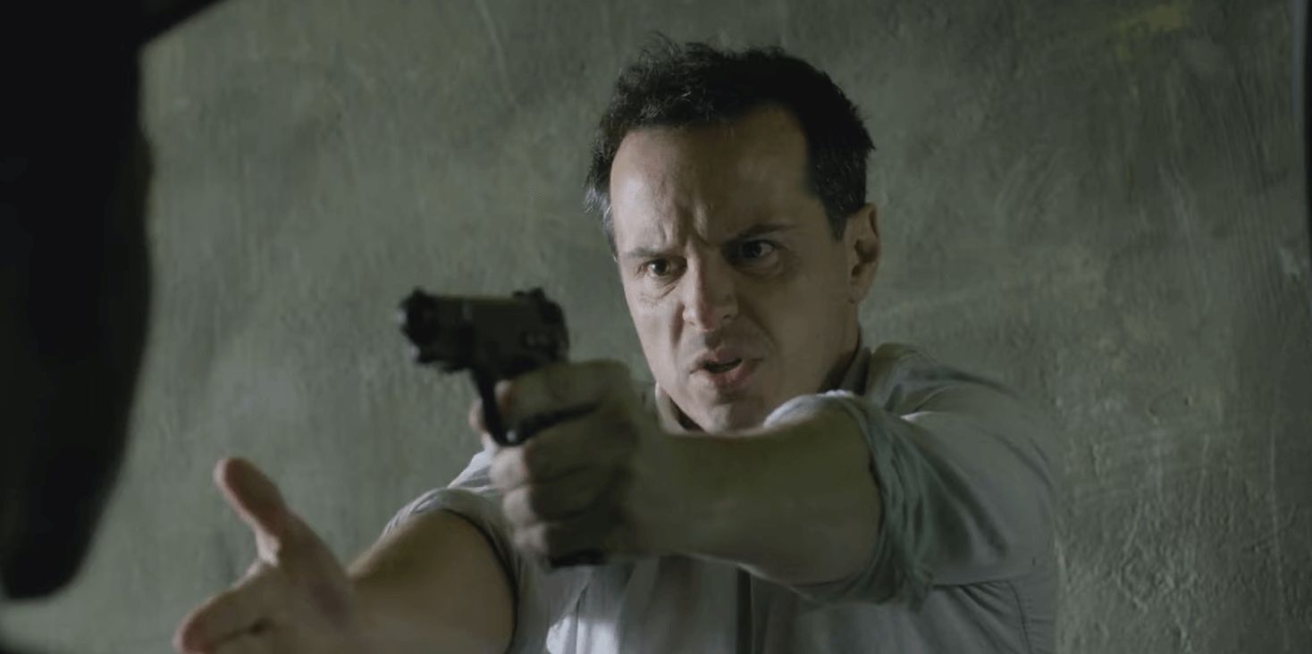 Image may contain: Smithereens ending explained, Black Mirror, smithereens, Chris Gillhaney, Andrew Scott, season 5, episode 2, conclusion, ending, what happened, who died, spoilers, easter eggs, died, death, answers, explainer, cliffhanger, Handgun, Gun, Weaponry, Weapon, Person, Human