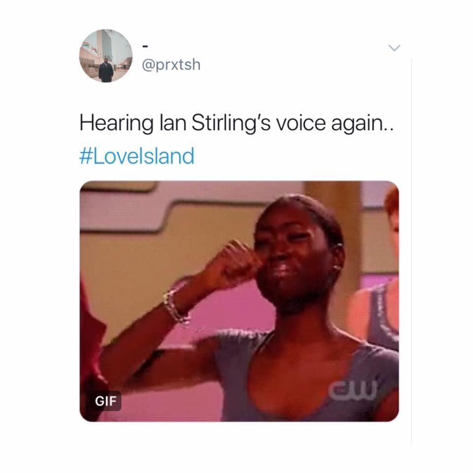 Image may contain: Love Island episode one memes, Love Island, 2019, memes, reactions, tweets, Iain Stirling, episode one, meme, funny, Head, Text, Face, Human, Person