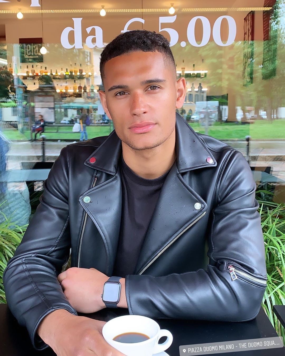 Image may contain: Danny Love Island, Danny Williams, Love Island, 2019, new, cast, Islander, contestant, boy, villa, model, Hull, Instagram, age,  Leather Jacket, Person, Human, Jacket, Coat, Apparel, Clothing